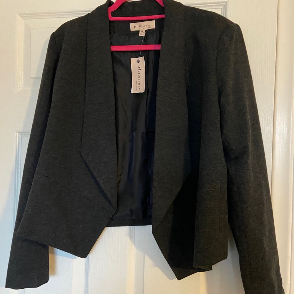 Philosophy Gray Blazer